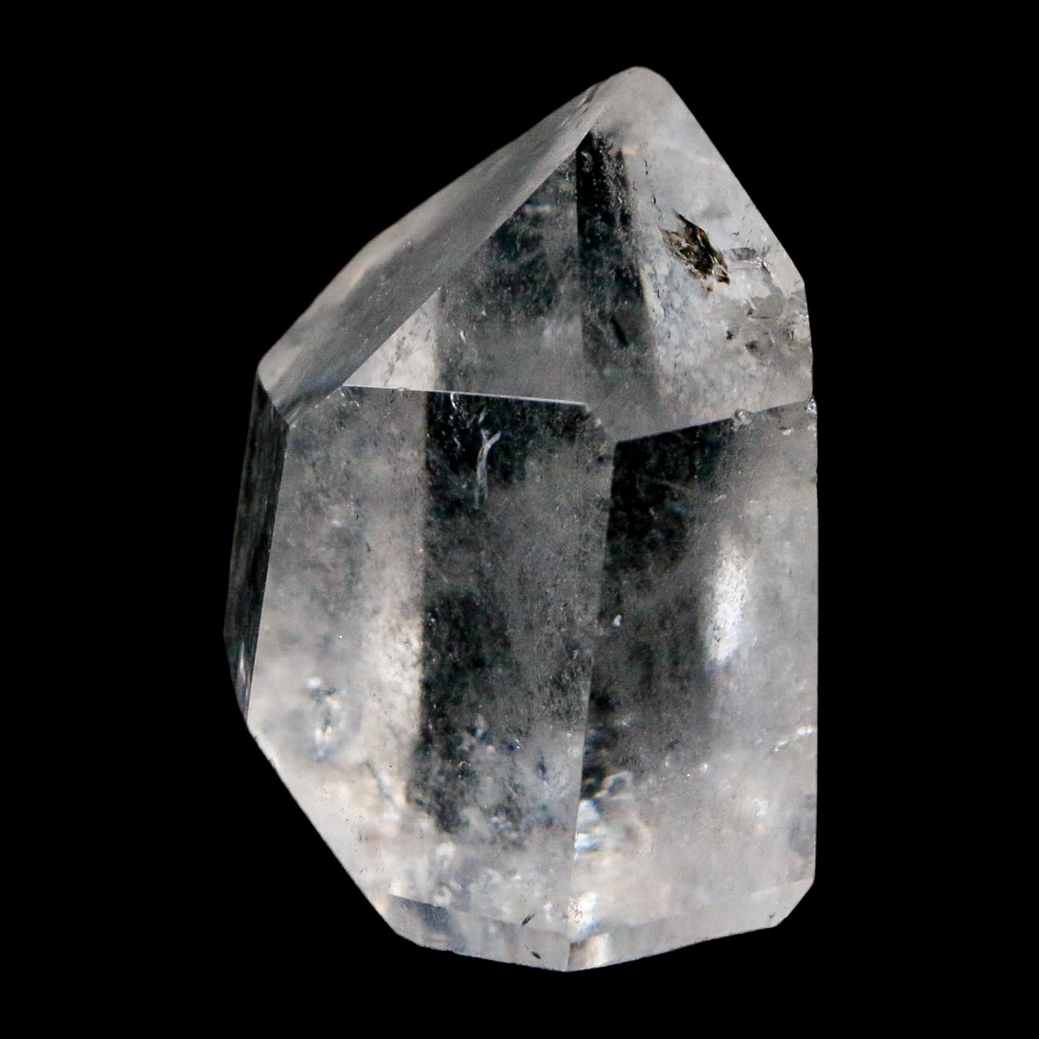 1.6" Crackle Crystal Quartz Tower Point Mineral Specimen Self Standing Brazil - Fossil Age Minerals