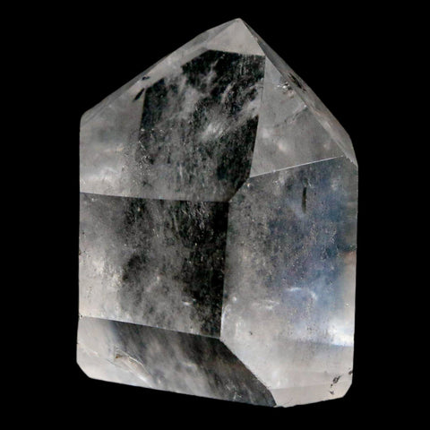 1.6" Crackle Crystal Quartz Tower Point Mineral Specimen Self Standing Brazil - Fossil Age Minerals