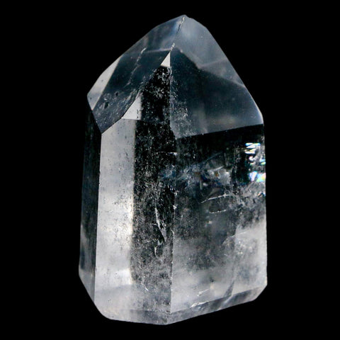 1.8" Crackle Crystal Quartz Tower Point Mineral Specimen Self Standing Brazil - Fossil Age Minerals