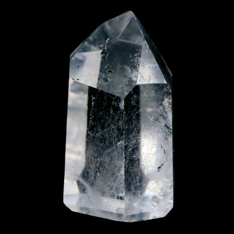 1.8" Crackle Crystal Quartz Tower Point Mineral Specimen Self Standing Brazil - Fossil Age Minerals