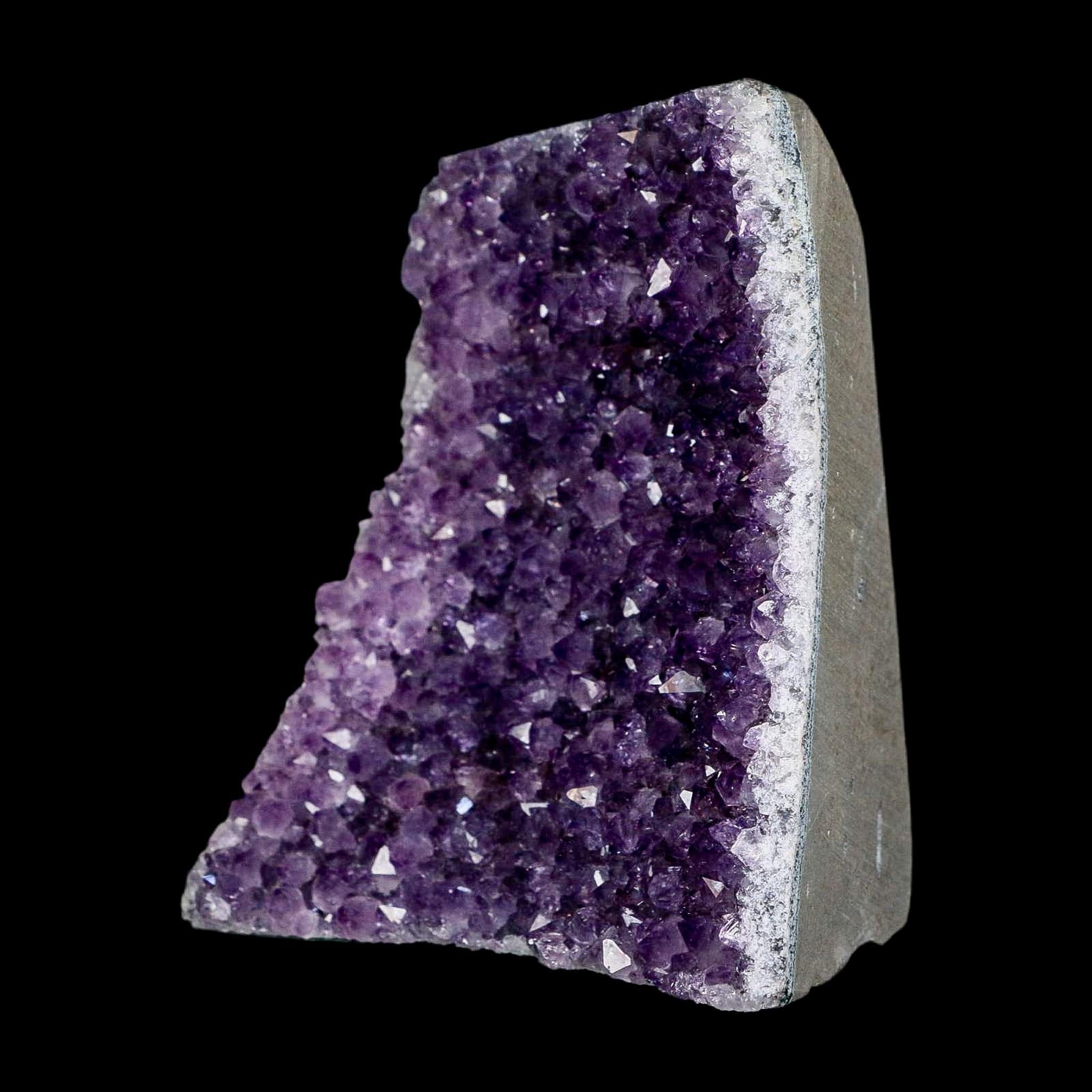 4.7" Rough Purple Amethyst Crystal Cluster Mineral Specimen Brazil Self Standing - Fossil Age Minerals