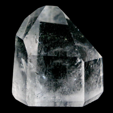 1.6" Crackle Crystal Quartz Tower Point Mineral Specimen Self Standing Brazil