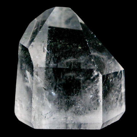 1.6" Crackle Crystal Quartz Tower Point Mineral Specimen Self Standing Brazil - Fossil Age Minerals