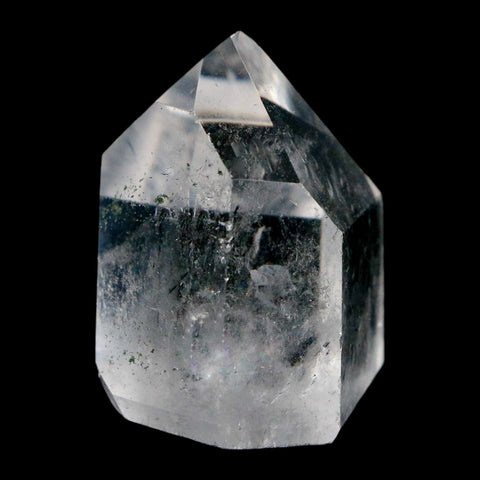 1.6" Crackle Crystal Quartz Tower Point Mineral Specimen Self Standing Brazil - Fossil Age Minerals