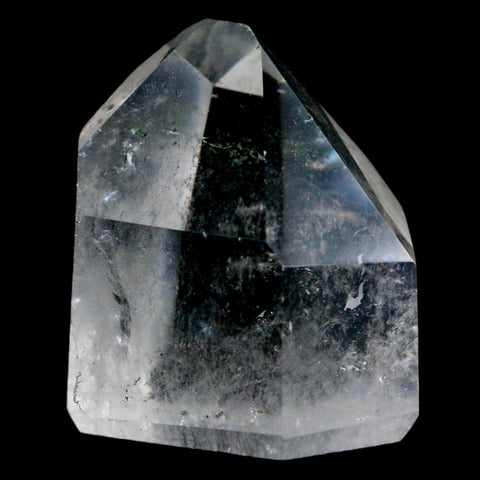 1.6" Crackle Crystal Quartz Tower Point Mineral Specimen Self Standing Brazil - Fossil Age Minerals