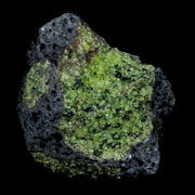 XL 3.2" Natural Emerald Peridot Crystal Minerals On Volcanic Rock Gila, Arizona