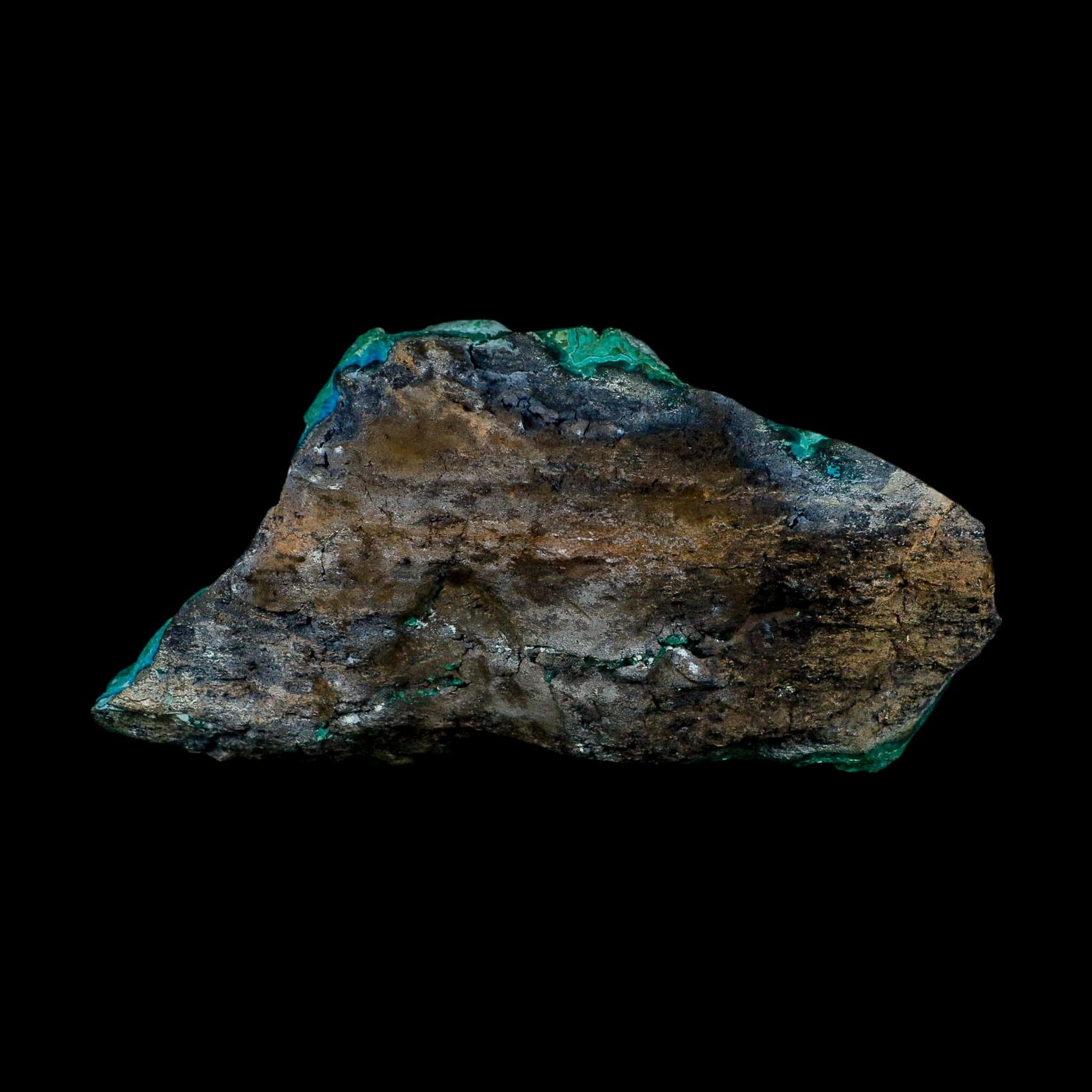 6.2" Malachite And Chrysocolla Botryoidal Colorful Mineral Specimen Congo
