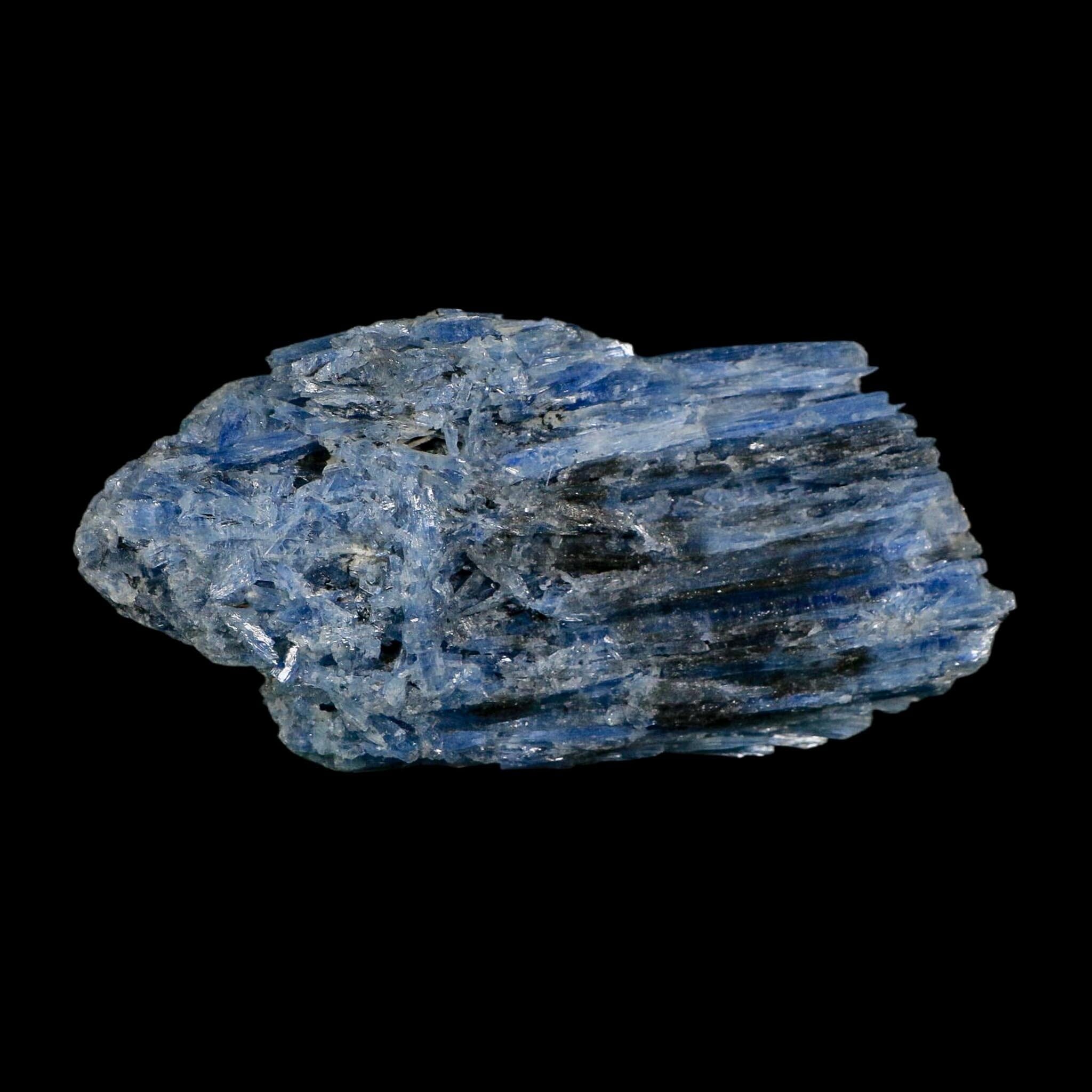 4.2" Rough Natural Sky Blue Kyanite And Quartz Crystal Mineral Specimen Brazil