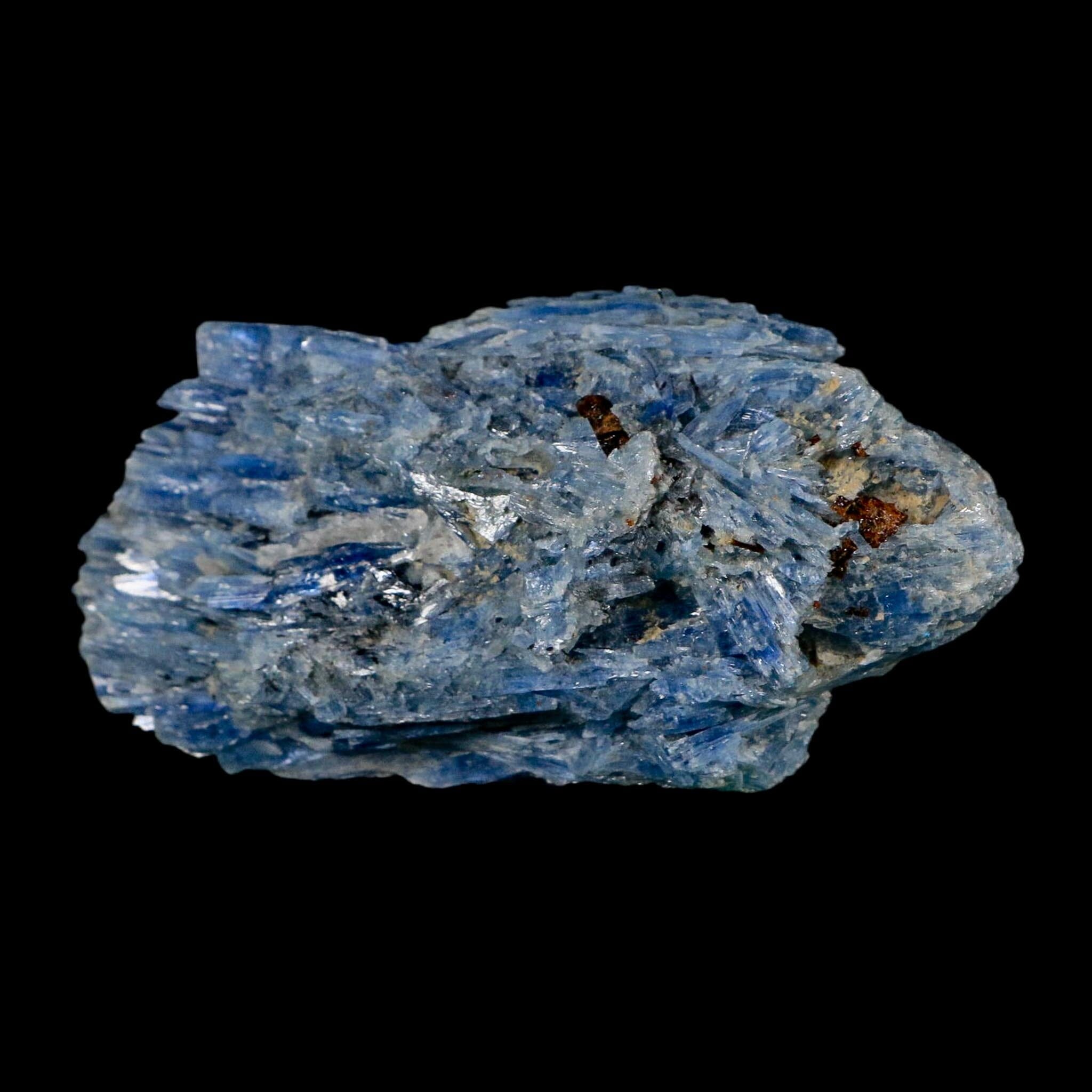 4.2" Rough Natural Sky Blue Kyanite And Quartz Crystal Mineral Specimen Brazil