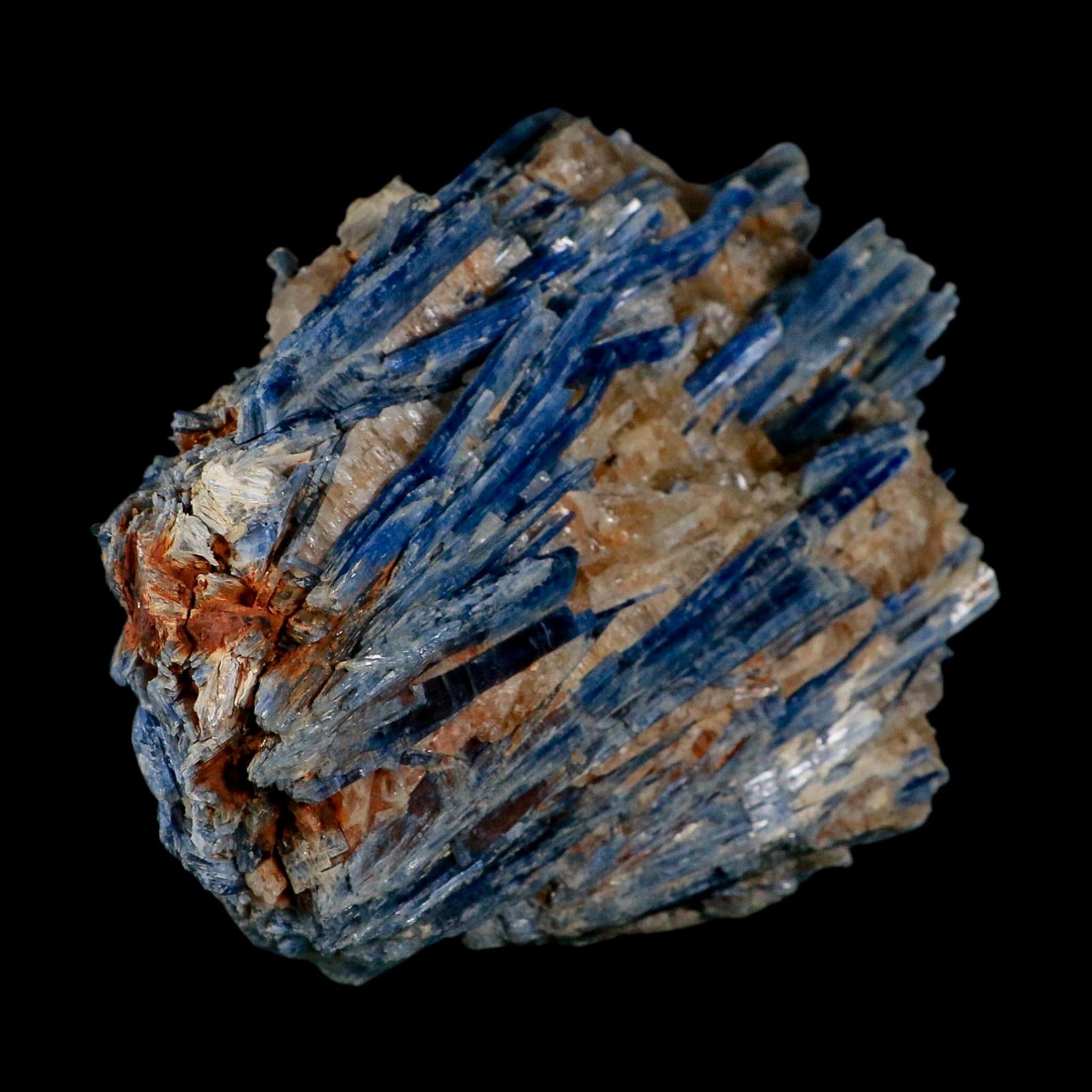 6.5" Rough Natural Sky Blue Kyanite And Quartz Crystal Mineral Specimen Brazil