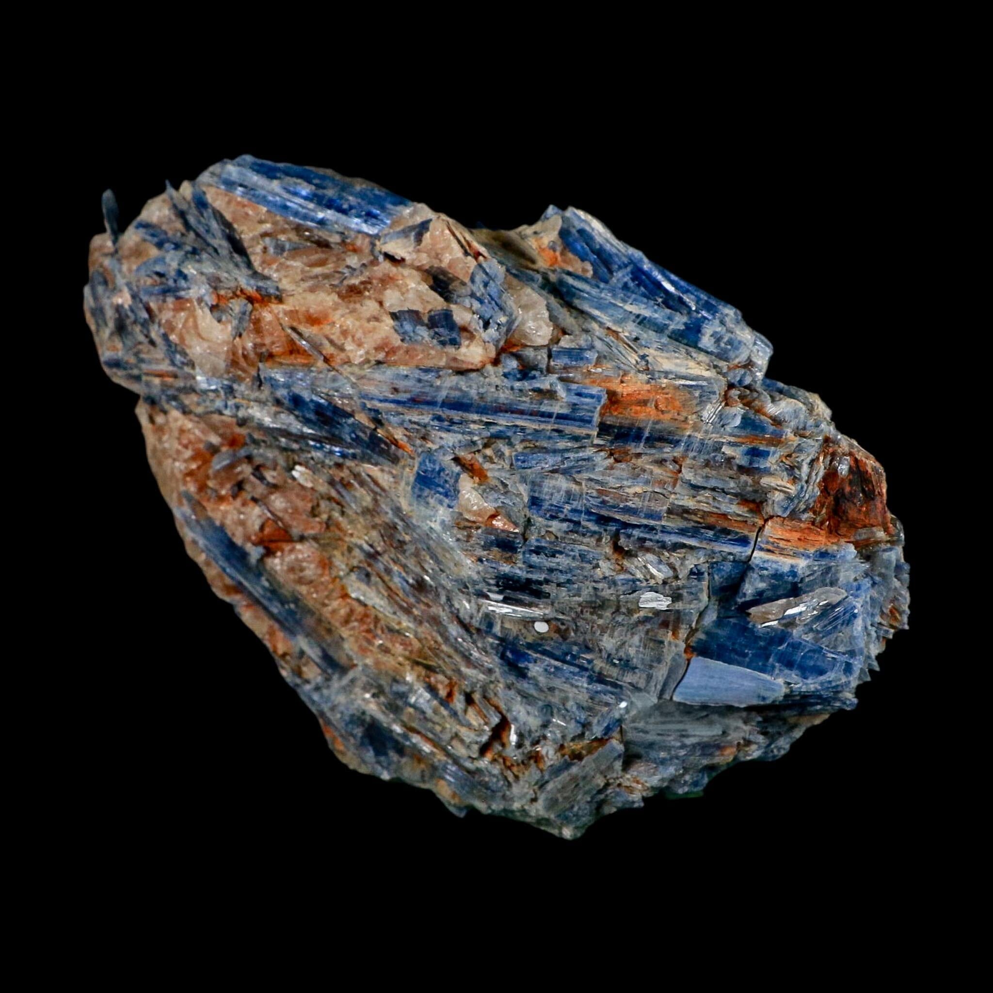 6.5" Rough Natural Sky Blue Kyanite And Quartz Crystal Mineral Specimen Brazil