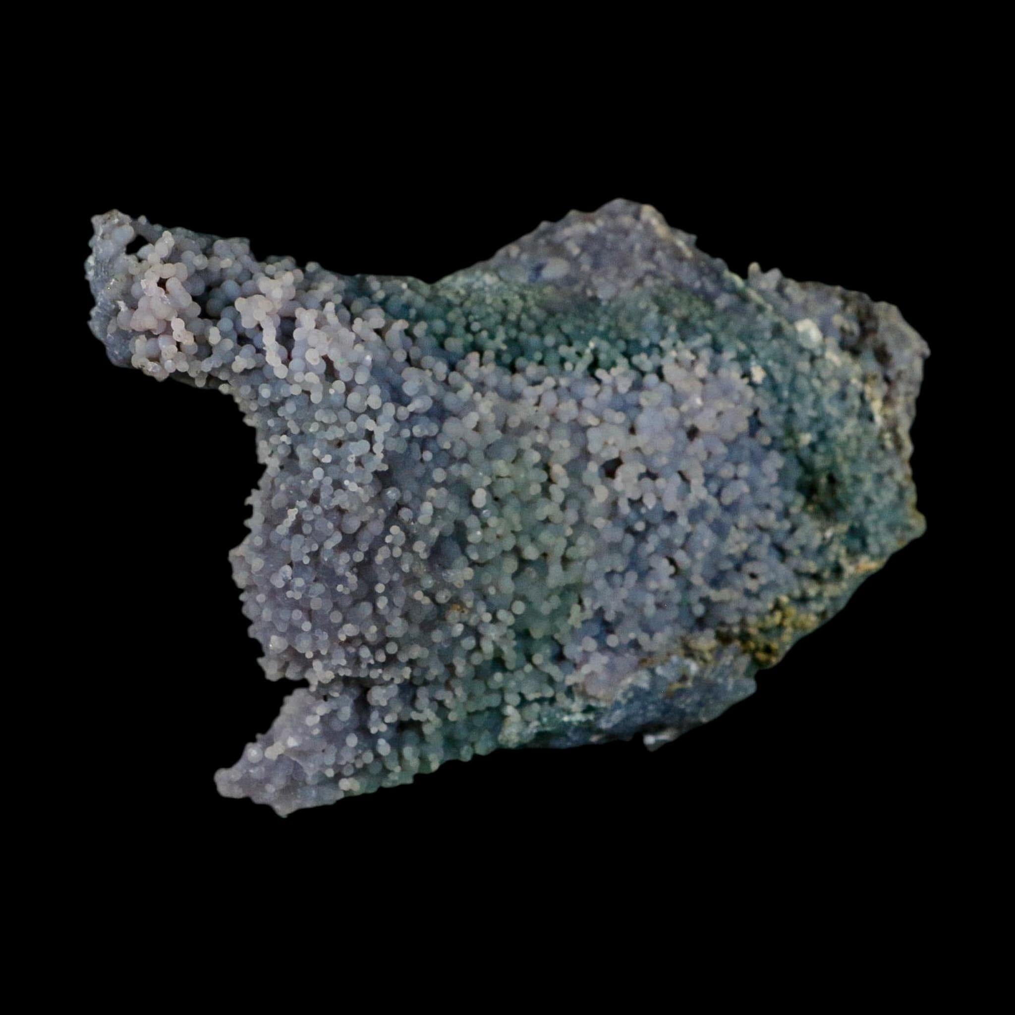 4.5" Purple And Green Grape Agate Botryoidal Crystal Cluster Mineral Sulawesi Island