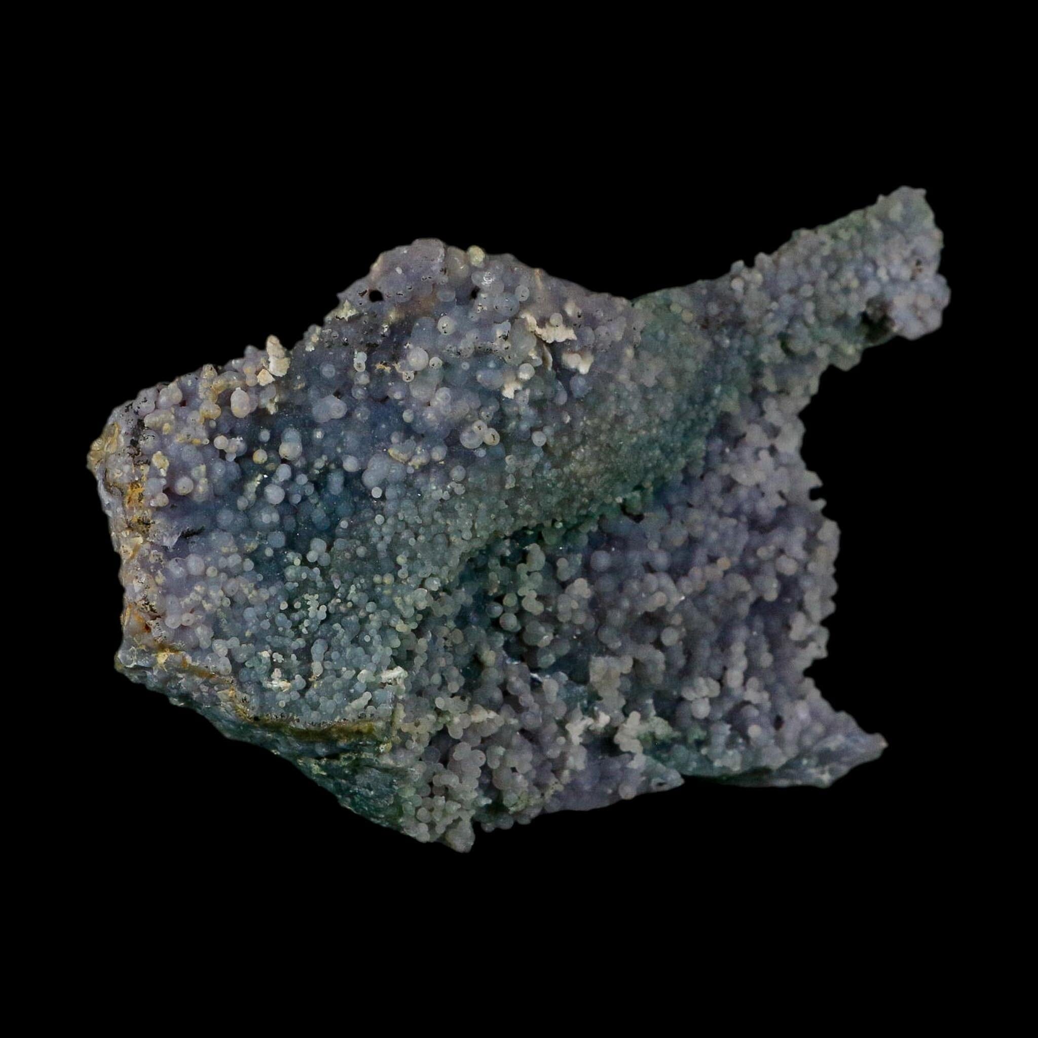 4.5" Purple And Green Grape Agate Botryoidal Crystal Cluster Mineral Sulawesi Island