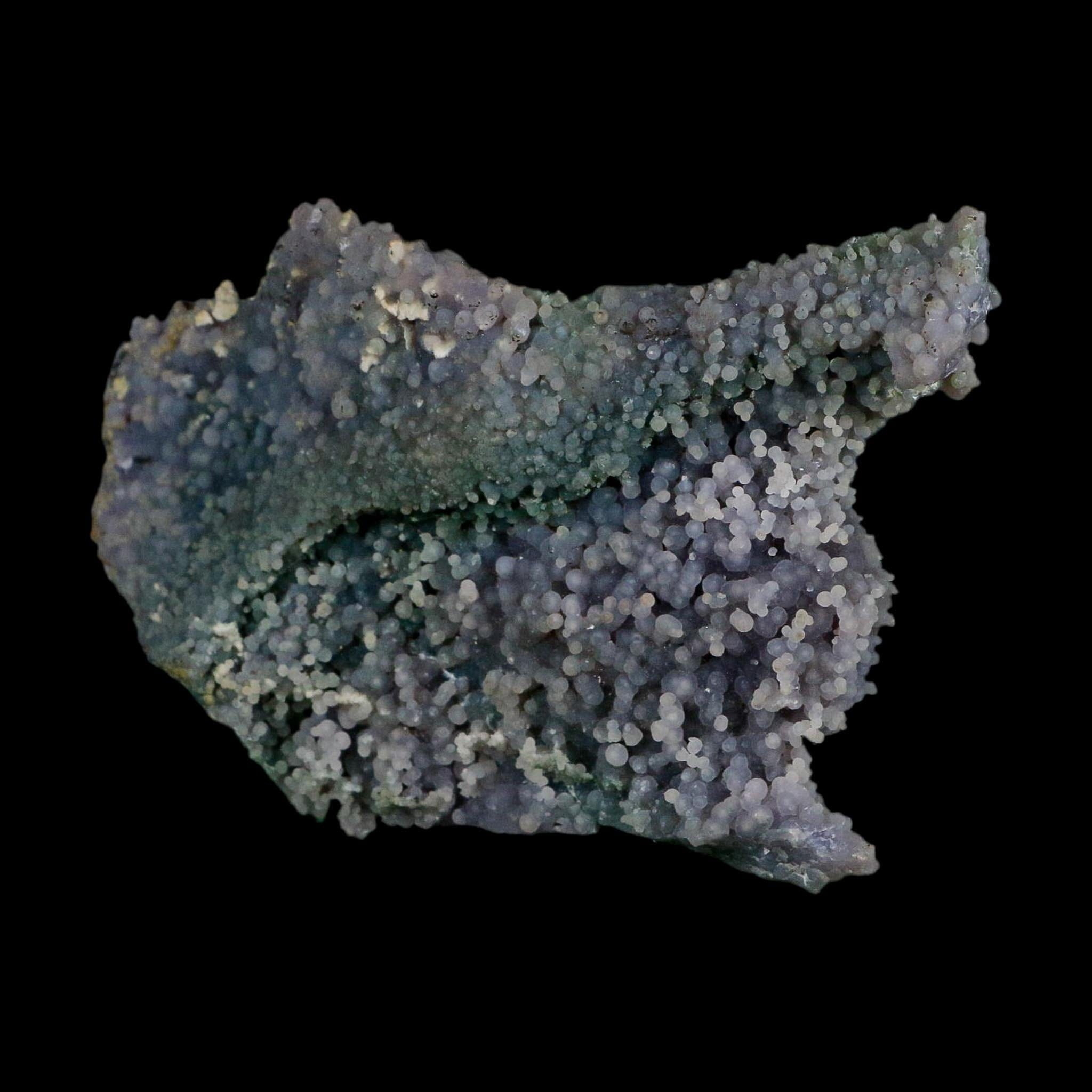 4.5" Purple And Green Grape Agate Botryoidal Crystal Cluster Mineral Sulawesi Island