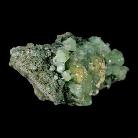 4" Rough Green Prehnite Crystal Mineral Specimen Location Imilchil, Morocco - Fossil Age Minerals