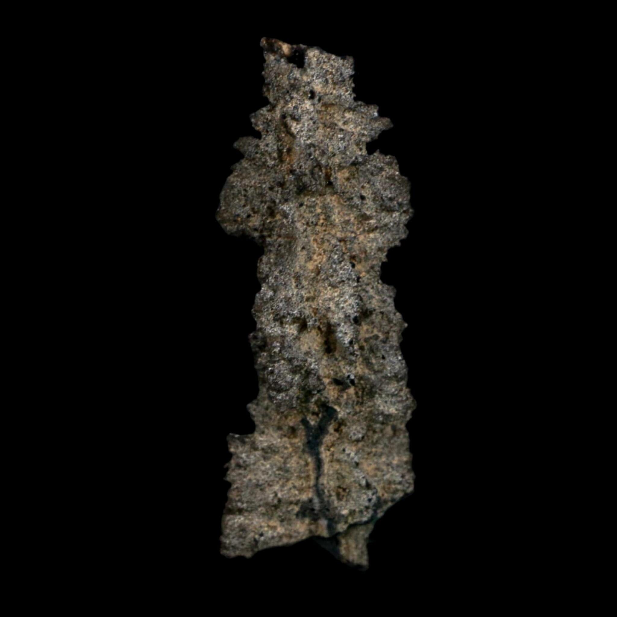 3.2" Fulgurite Petrified Lightning Strike Glass Sahara Desert Algeria - Fossil Age Minerals