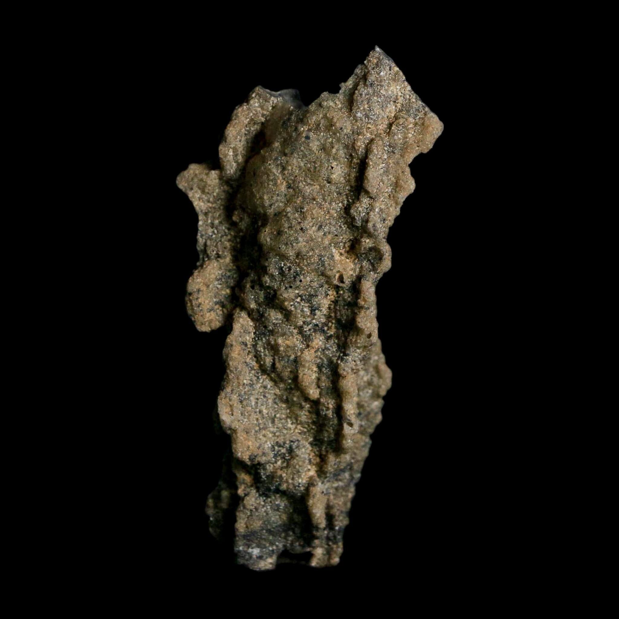 2.7" Fulgurite Petrified Lightning Strike Glass Sahara Desert Algeria - Fossil Age Minerals