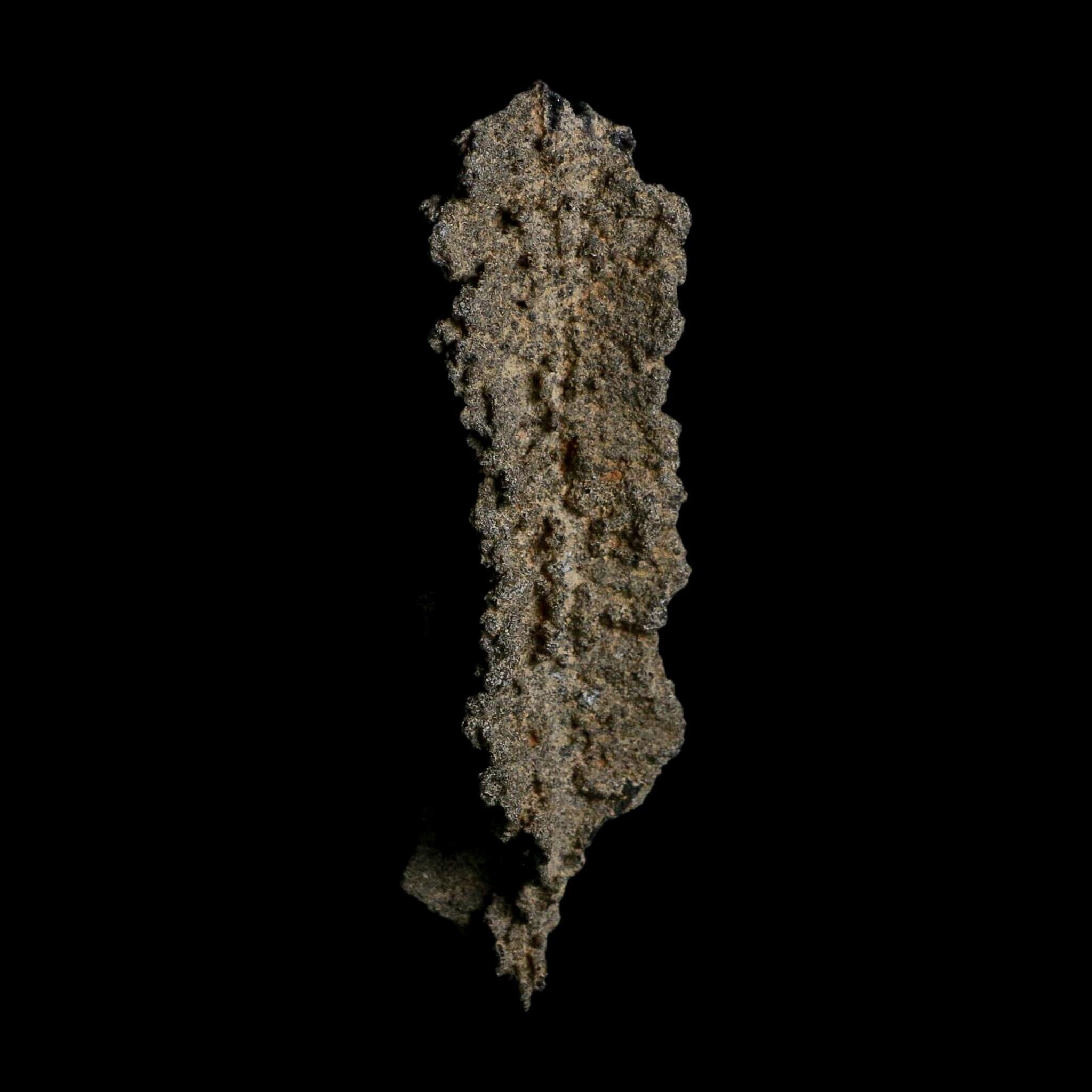 3.9" Fulgurite Petrified Lightning Strike Glass Sahara Desert Algeria - Fossil Age Minerals