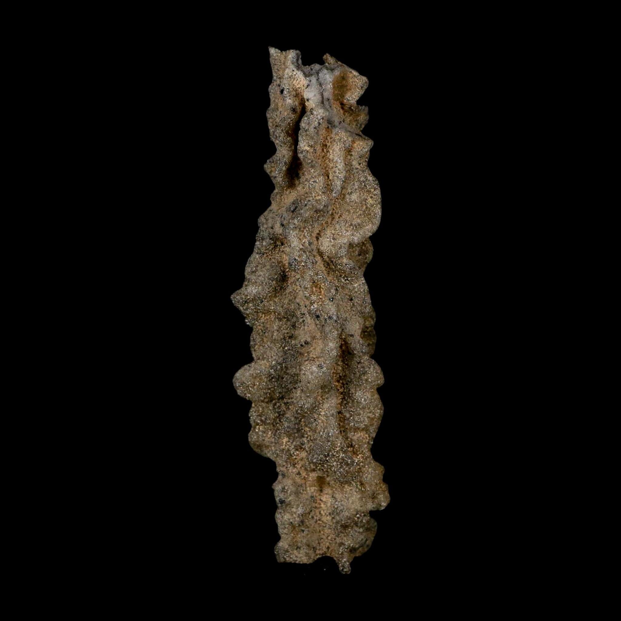 3.7" Fulgurite Petrified Lightning Strike Glass Sahara Desert Algeria - Fossil Age Minerals