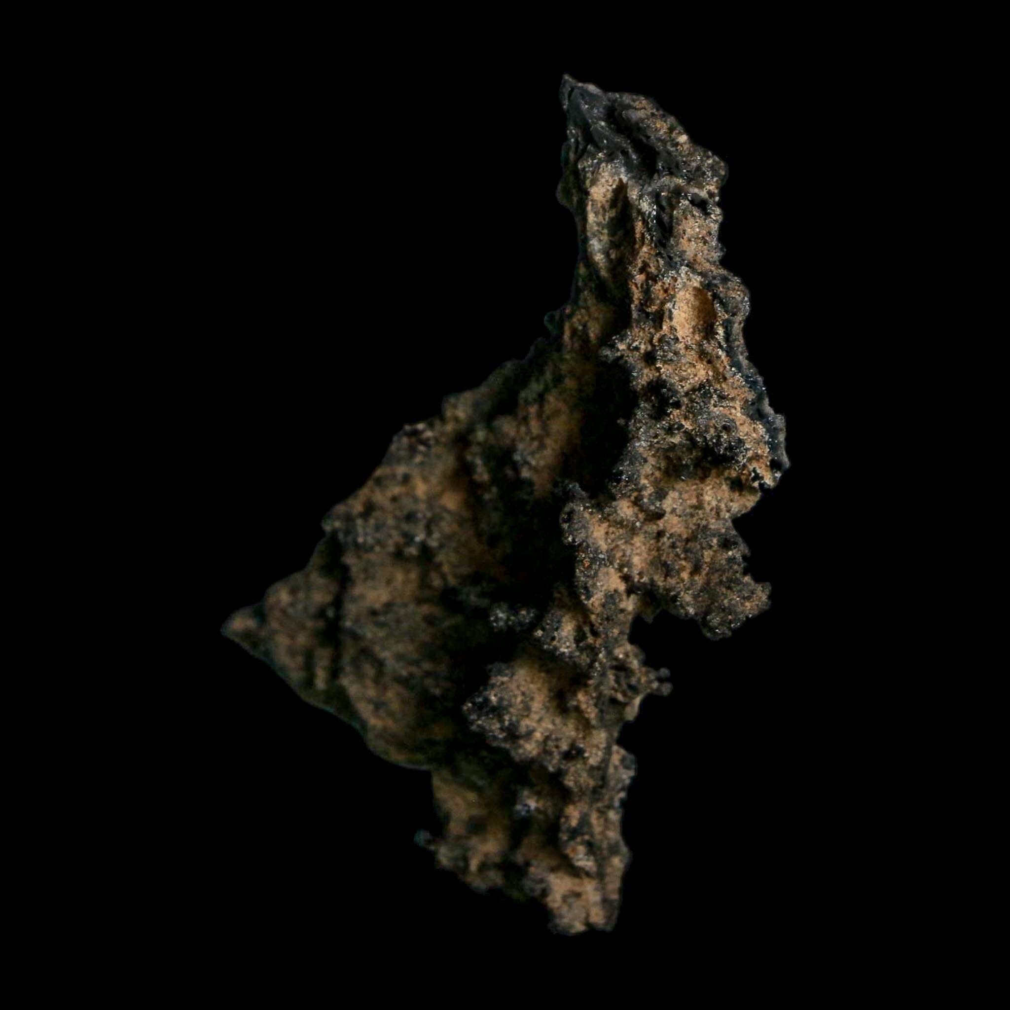 2.6" Fulgurite Petrified Lightning Strike Glass Sahara Desert Algeria - Fossil Age Minerals