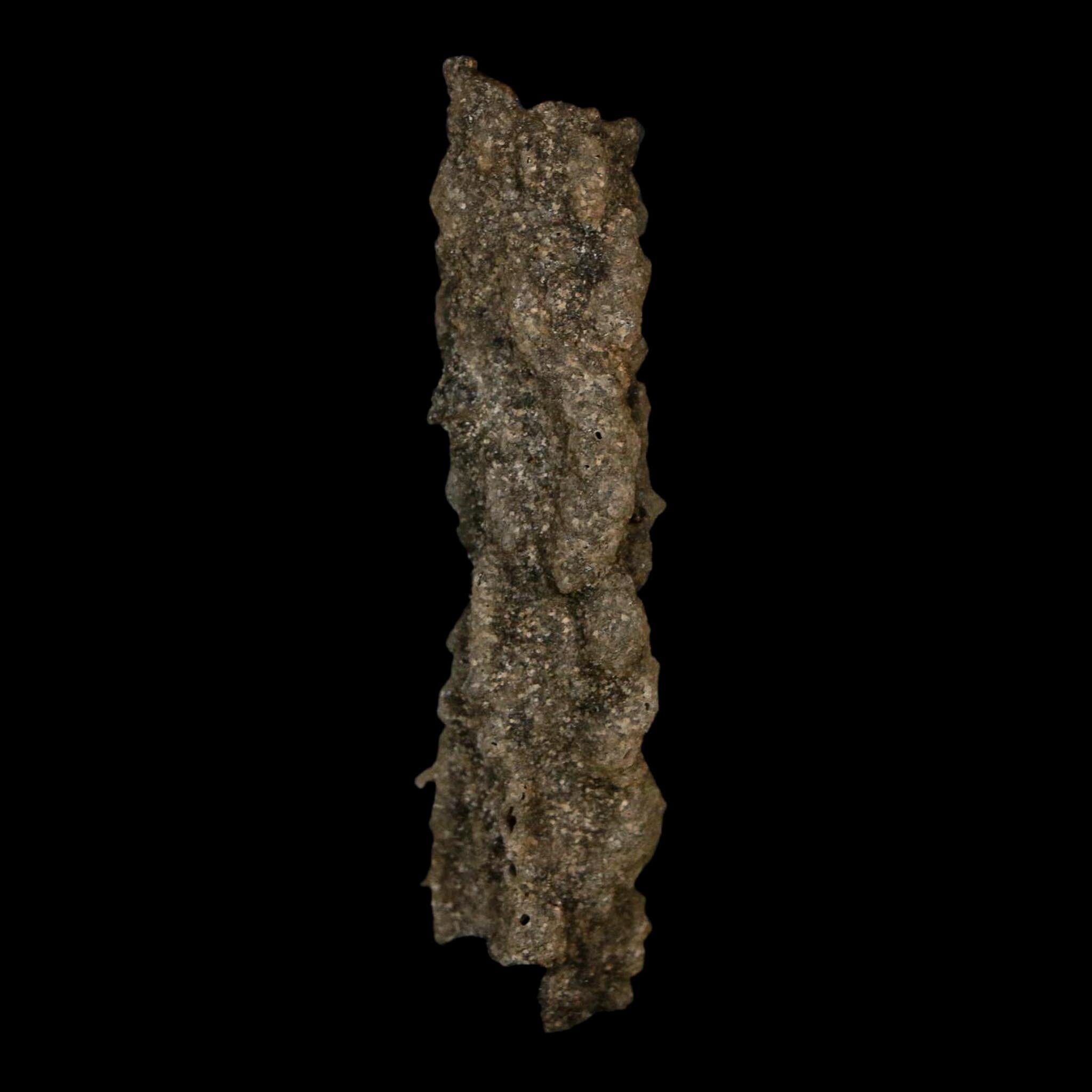 2.3" Fulgurite Petrified Lightning Strike Glass Sahara Desert Algeria - Fossil Age Minerals