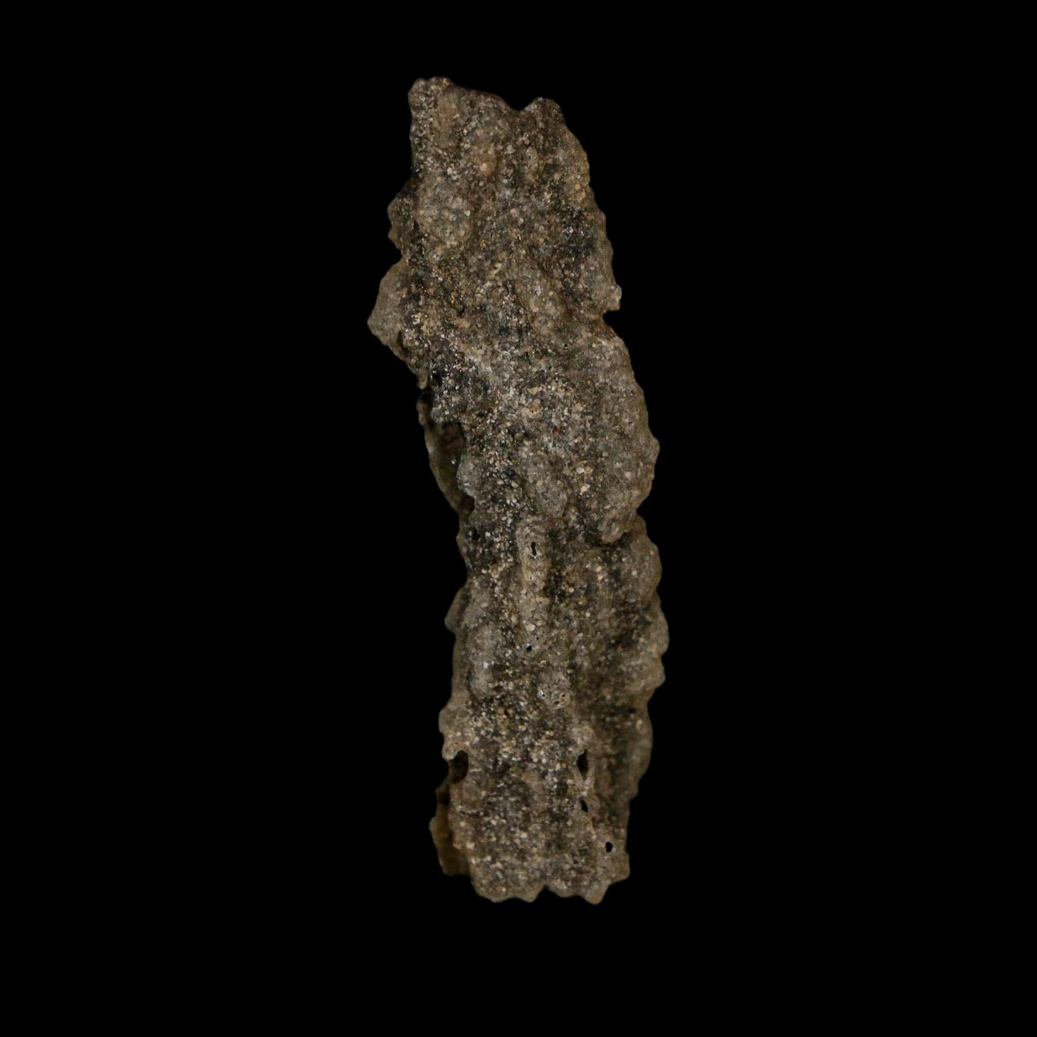 2.3" Fulgurite Petrified Lightning Strike Glass Sahara Desert Algeria - Fossil Age Minerals