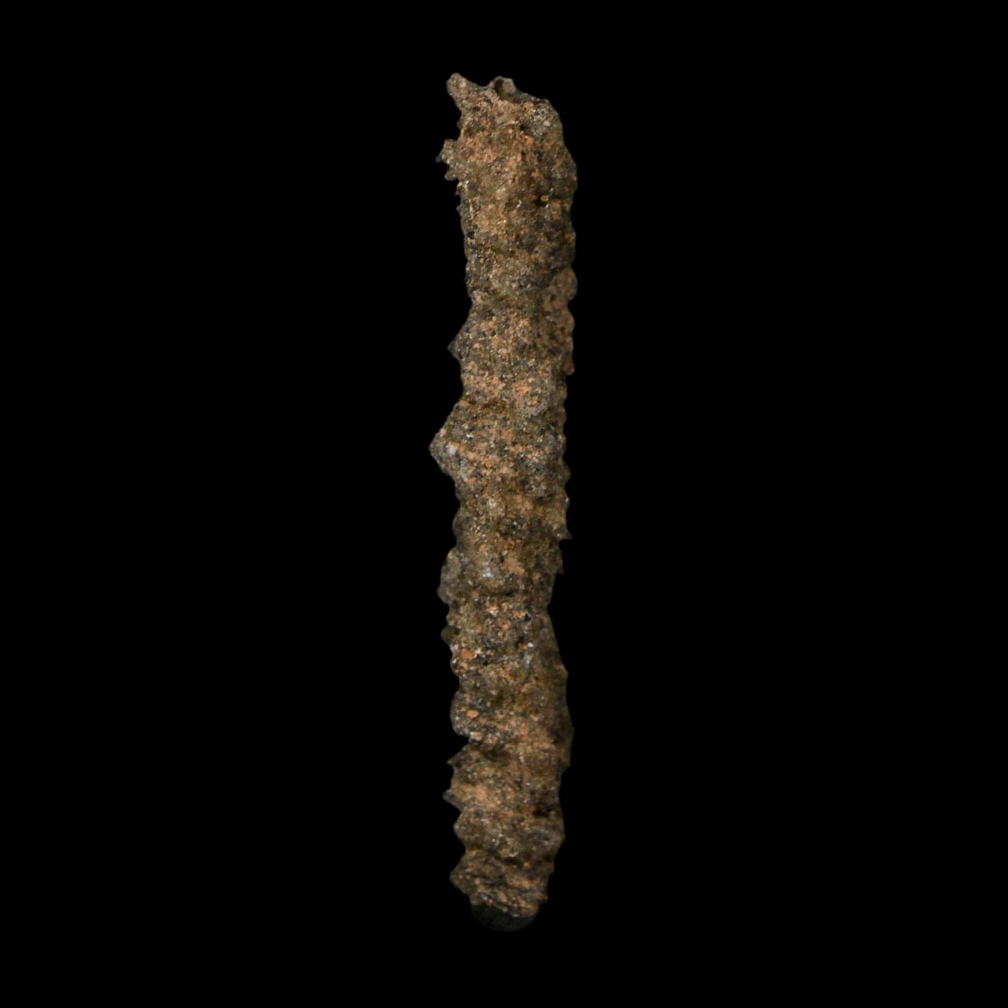 2.8" Fulgurite Petrified Lightning Strike Glass Sahara Desert Algeria - Fossil Age Minerals
