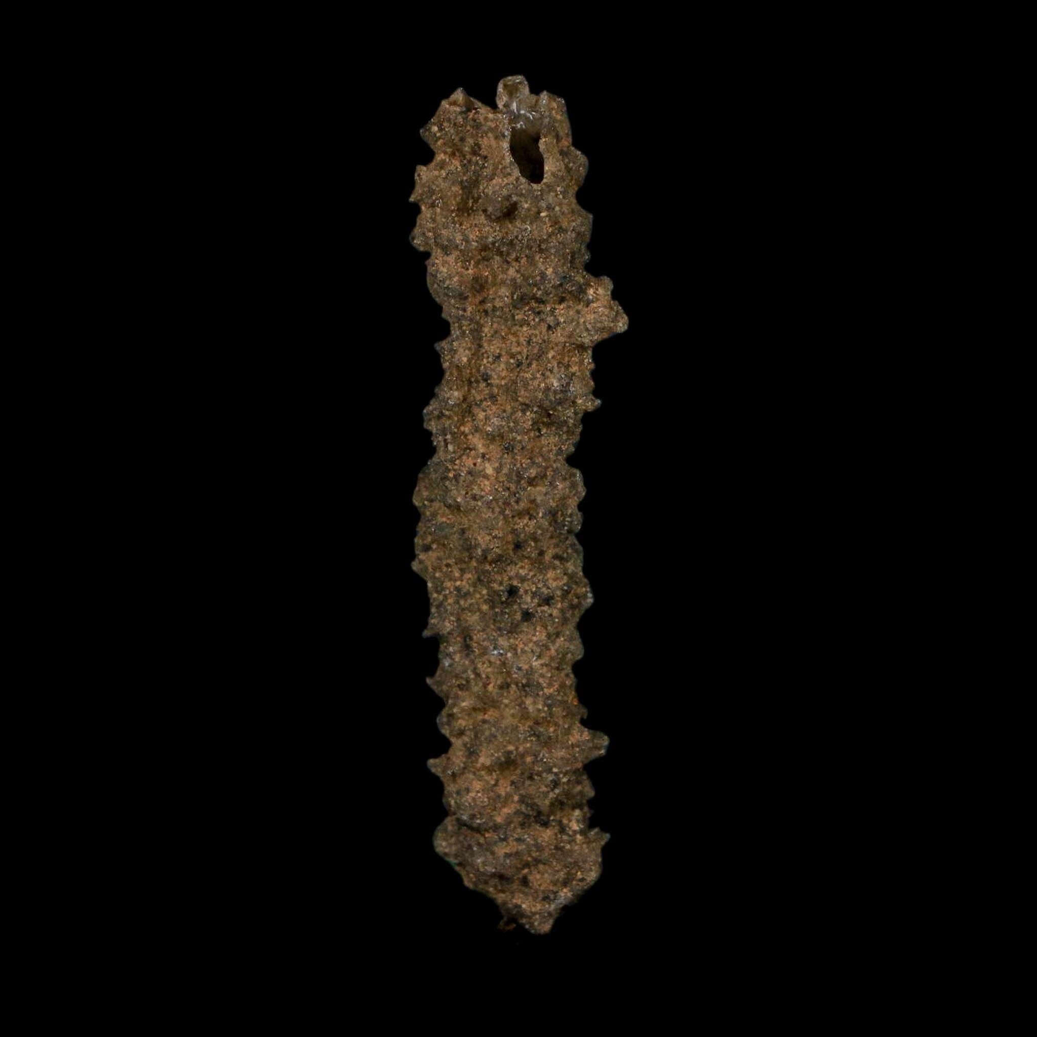 2.8" Fulgurite Petrified Lightning Strike Glass Sahara Desert Algeria - Fossil Age Minerals