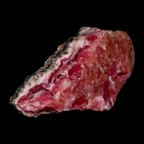 5.1" Pink Cobaltoan Calcite Natural Crystal Druzy Cobalt Mineral Bou Azzer Morocco - Fossil Age Minerals