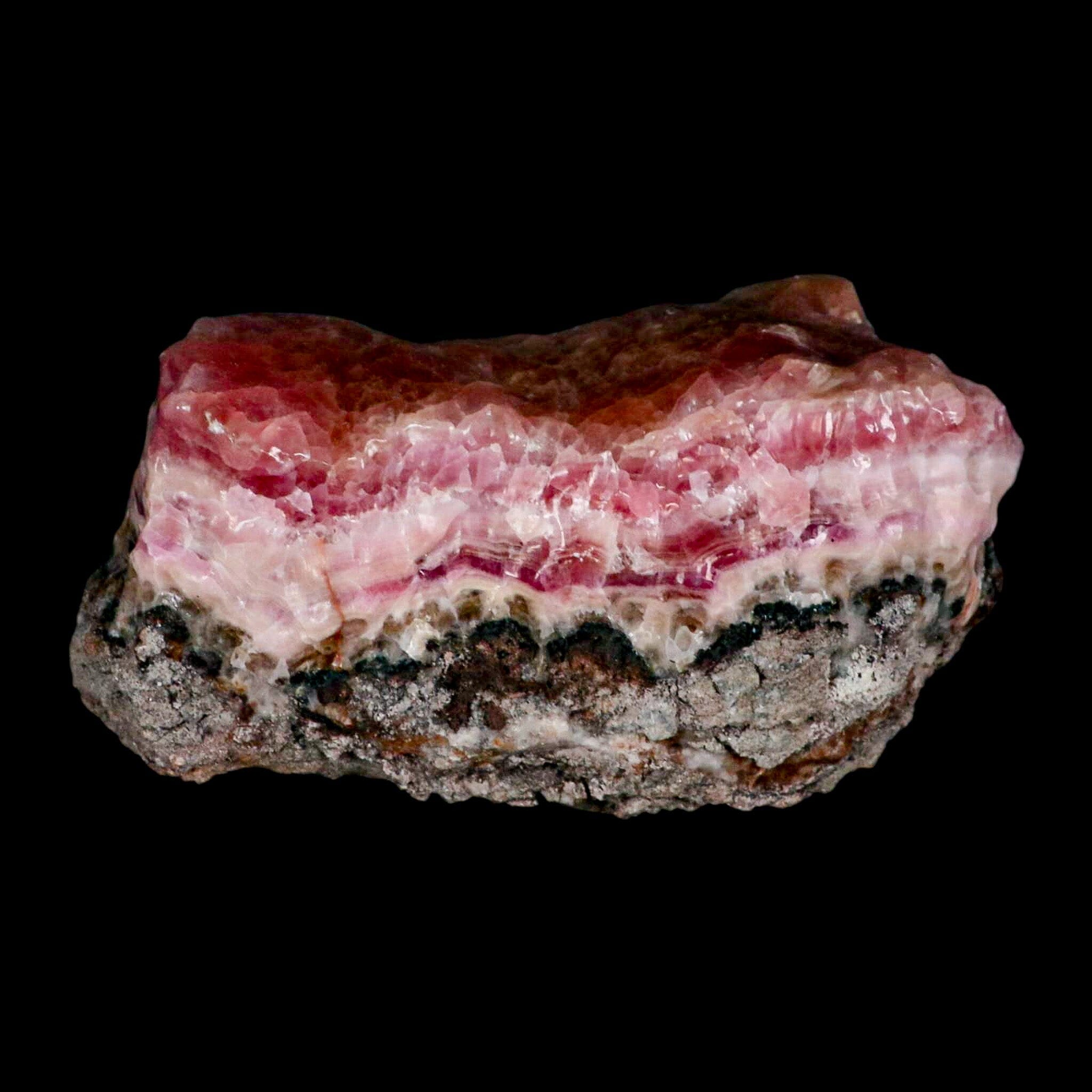 4.5" Pink Cobaltoan Calcite Natural Crystal Druzy Cobalt Mineral Bou Azzer Morocco - Fossil Age Minerals