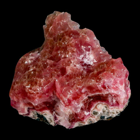 4.4" Pink Cobaltoan Calcite Natural Crystal Druzy Cobalt Mineral Bou Azzer Morocco - Fossil Age Minerals