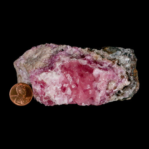 4.2" Pink Cobaltoan Calcite Natural Crystal Druzy Cobalt Mineral Bou Azzer Morocco - Fossil Age Minerals