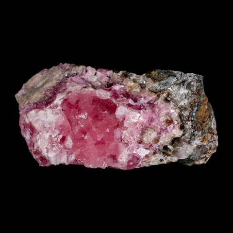 4.2" Pink Cobaltoan Calcite Natural Crystal Druzy Cobalt Mineral Bou Azzer Morocco - Fossil Age Minerals