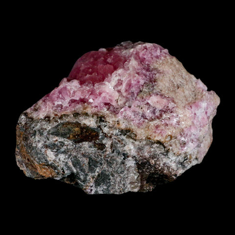 4.2" Pink Cobaltoan Calcite Natural Crystal Druzy Cobalt Mineral Bou Azzer Morocco - Fossil Age Minerals