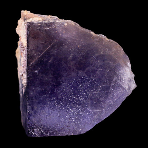 2.4" Purple Fluorite Crystal Cube Cluster Mineral Specimen Taourirt Morocco - Fossil Age Minerals