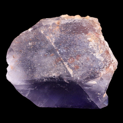 2.4" Purple Fluorite Crystal Cube Cluster Mineral Specimen Taourirt Morocco - Fossil Age Minerals