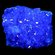 2.1" Electric Blue Chalcanthite Mineral Crystal Specimen Location Poland Sokolowski