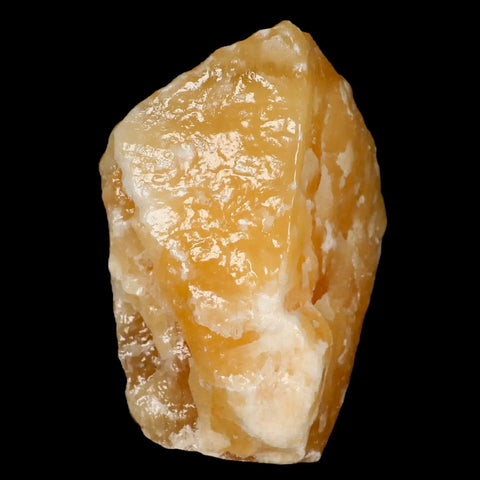 3.2" Natural Rough Orange Calcite Crystal Mineral Specimen Nuevo Leon Mexico - Fossil Age Minerals