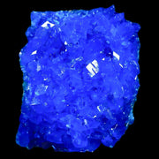 2.1" Electric Blue Chalcanthite Mineral Crystal Specimen Location Poland Sokolowski