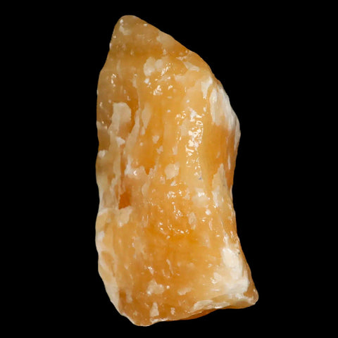 3.2" Natural Rough Orange Calcite Crystal Mineral Specimen Nuevo Leon Mexico - Fossil Age Minerals