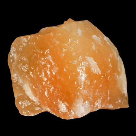 2.1" Natural Rough Orange Calcite Crystal Mineral Specimen Nuevo Leon Mexico