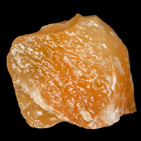 2.1" Natural Rough Orange Calcite Crystal Mineral Specimen Nuevo Leon Mexico