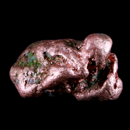 0.9" Solid Native Copper Polished Nugget Mineral Keweenaw Michigan 0.8 OZ