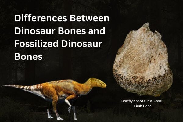 Differences Between Dinosaur Bones and Fossilized Dinosaur Bones