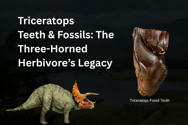 Triceratops Teeth & Fossils: The Three-Horned Herbivore’s Legacy