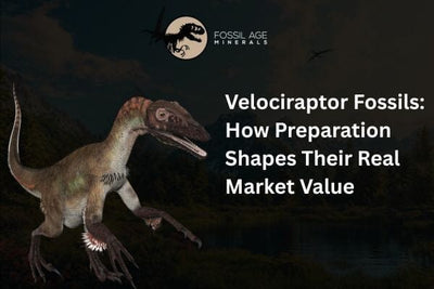 Velociraptor Fossils: How Preparation Shapes Their Real Market Value