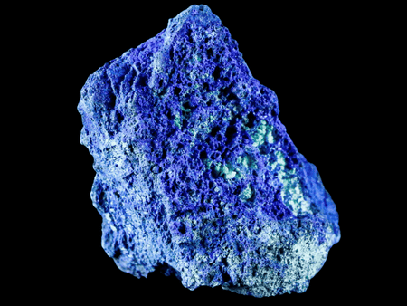 1.8" Azurite Crystals & Malachite On Matrix Colorful Mineral Specimen Morocco 1.2 OZ