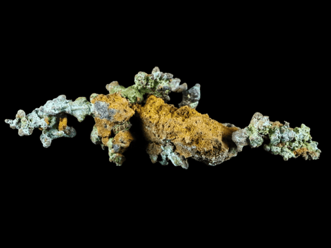 Natural Rough Malachite Crystallized On Copper Matrix Rachidia Morocco 0.6 Ounces - Fossil Age Minerals