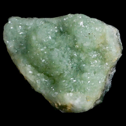 3.1" Rough Green Prehnite Crystal Mineral Specimen Location Imilchil, Morocco - Fossil Age Minerals