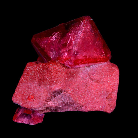 1.9" Stunning Ruby Alum Crystal Mineral Specimen Sokolowski Location Poland - Fossil Age Minerals